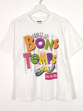 Vintage Bold Typography Graphic T Shirt